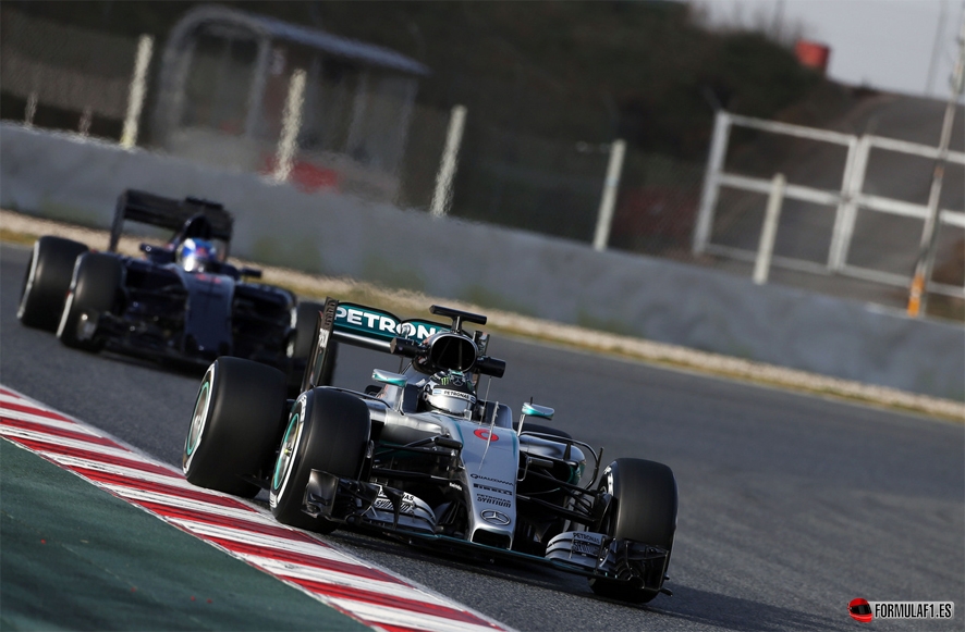 Rosberg Verstappen martes Montmelo