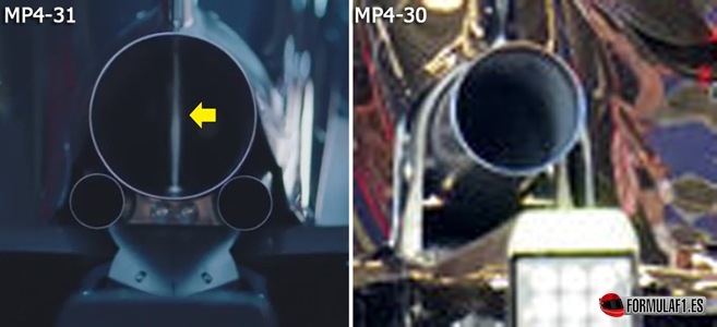 mp4-31-exhaust