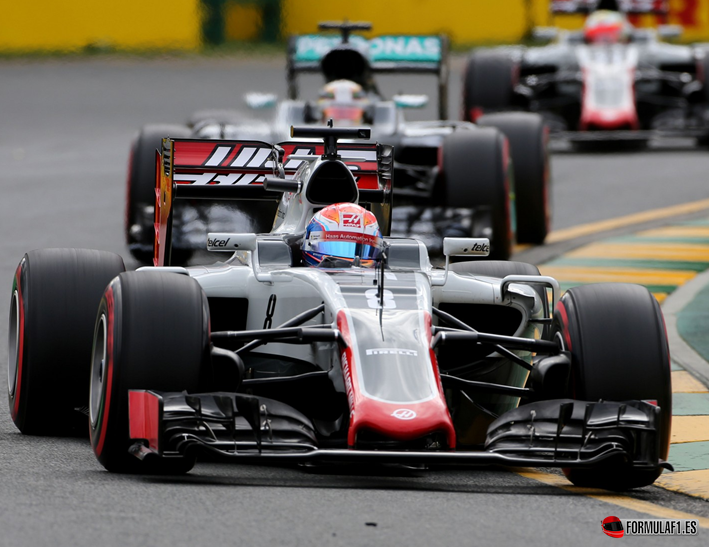 Grosjean. GP Australia 2016