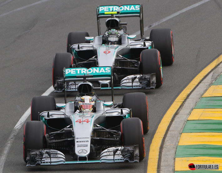 Mercedes. Calificación GP de Australia 2016