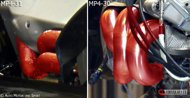 mp4-31-exhaust