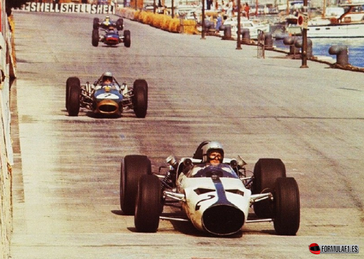 El debutante McLaren. GP Mónaco 1966