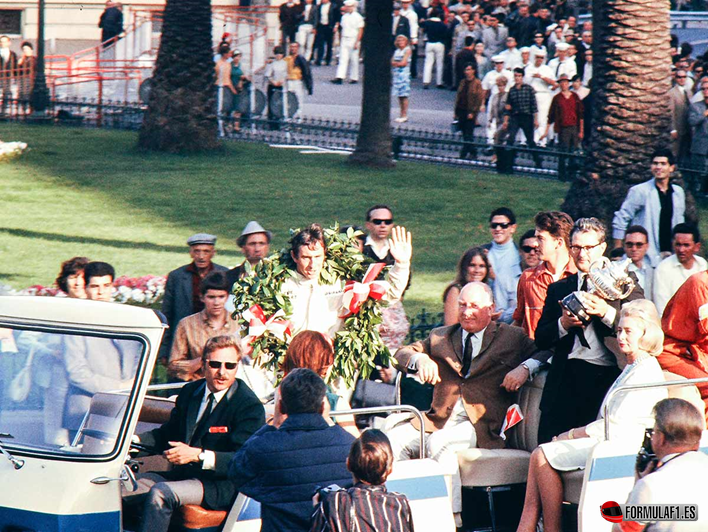 Jackie Stewart vencedor del GP Mónaco 1966
