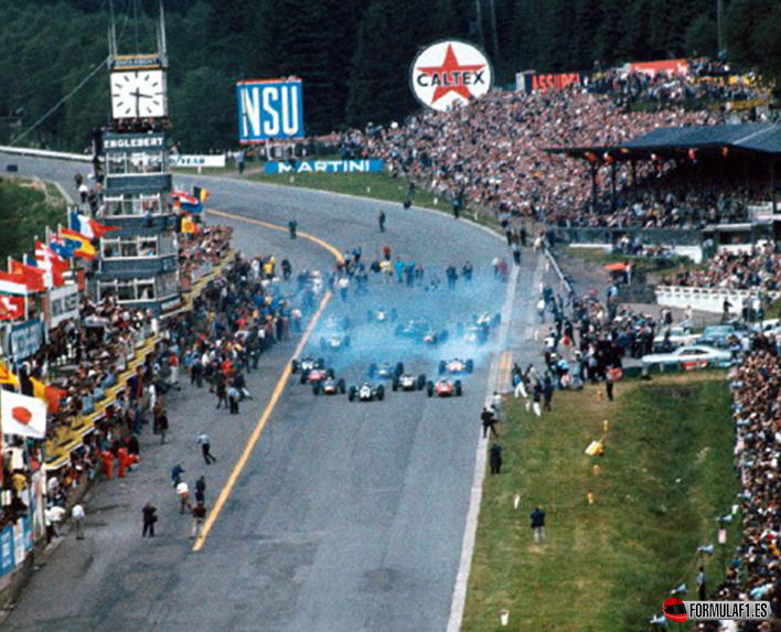 Salida GP Bélgica 1966