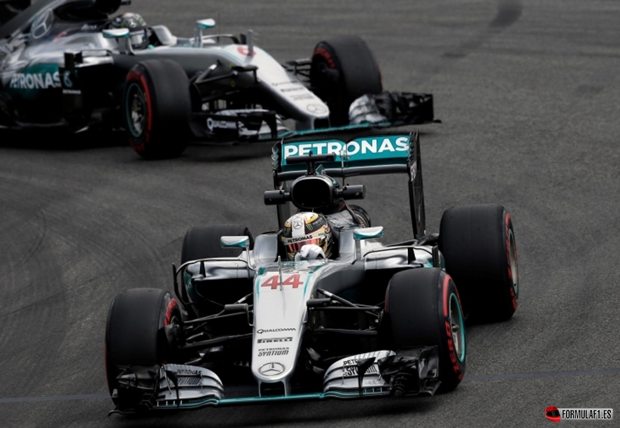 Hamilton Rosberg hockenheim fp1