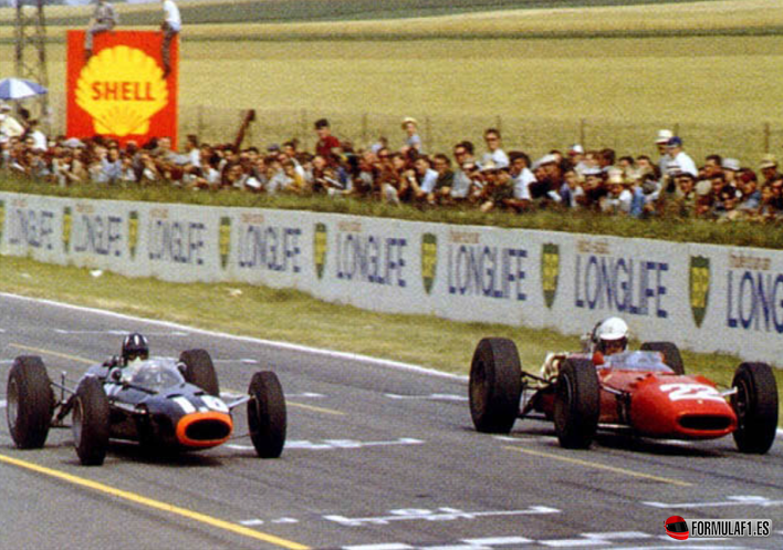 Hill y Parkes. GP Francia 1966