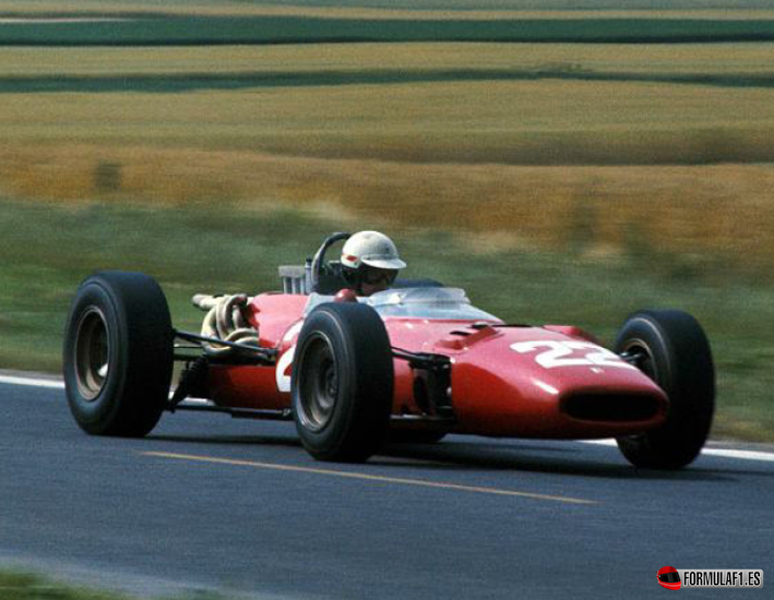 Mike Parkes. GP Francia 1966