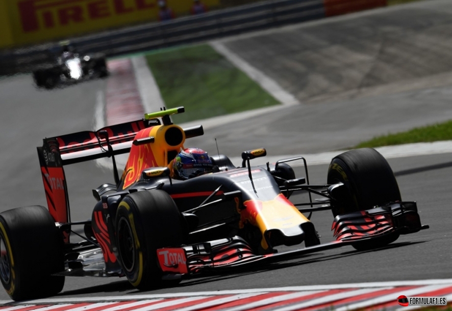 Verstappen Budapest fp2