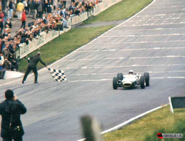 Victoria de Brabham. GP Gran Bretana 1966