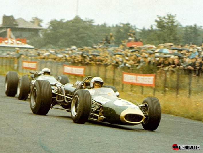 Brabham y Surtees. GP Alemania 1966