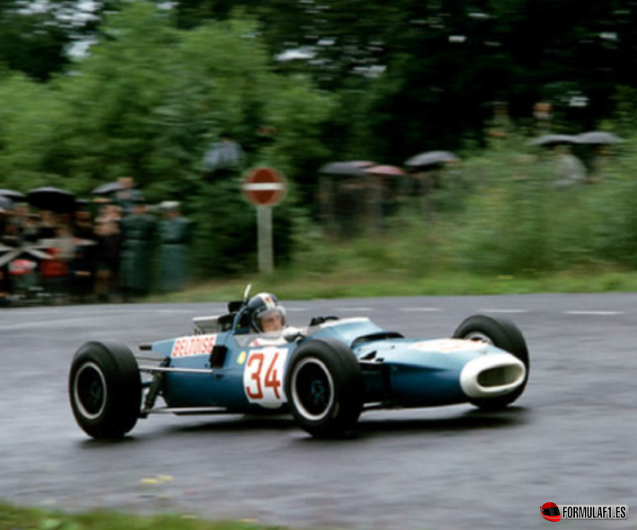 Jean Pierre Beltoise ganó en la Categoría F-2. GP Alemania 1966