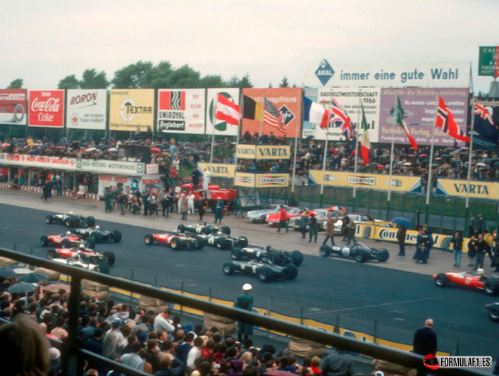 Salida. GP Alemania 1966