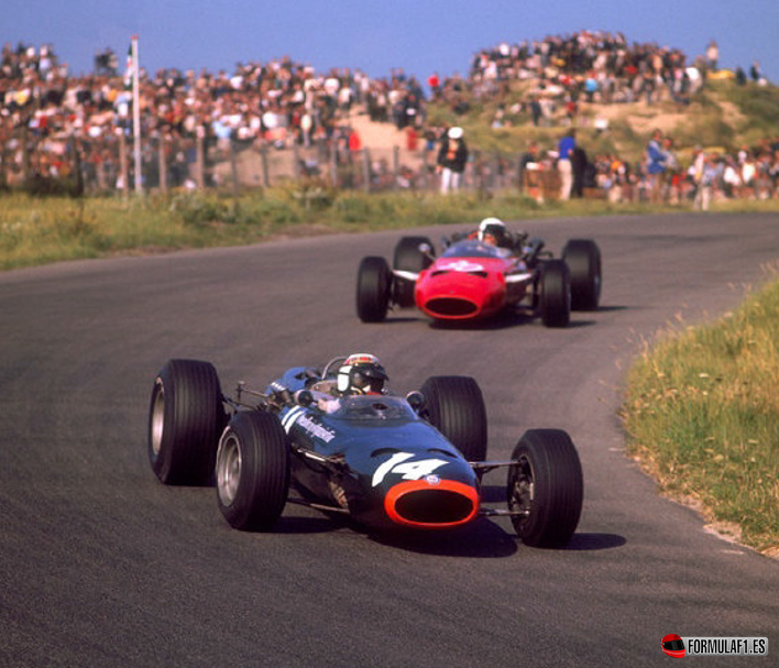 Stewart y Bonnier. GP Holanda 1966