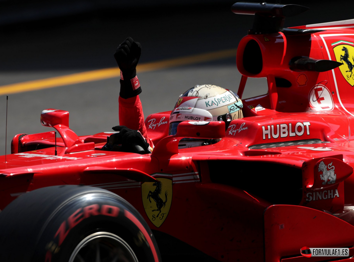 Vettel ganador del GP de Mónaco 2017