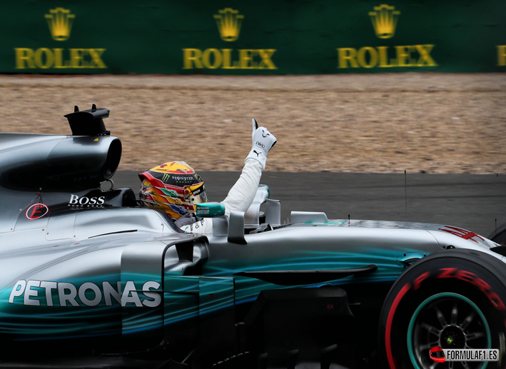 Hamilton logra la victoria. GP de Gran Bretaña 2017