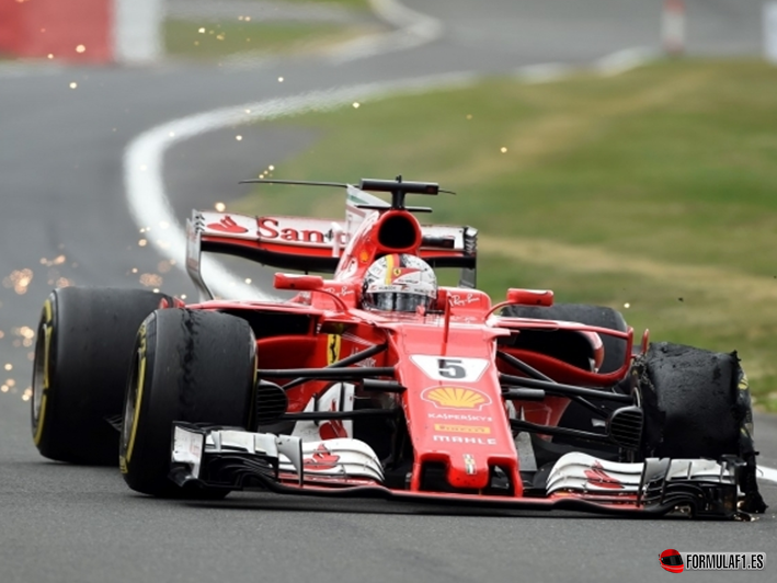 Vettel. GP Gran Bretaña 2017