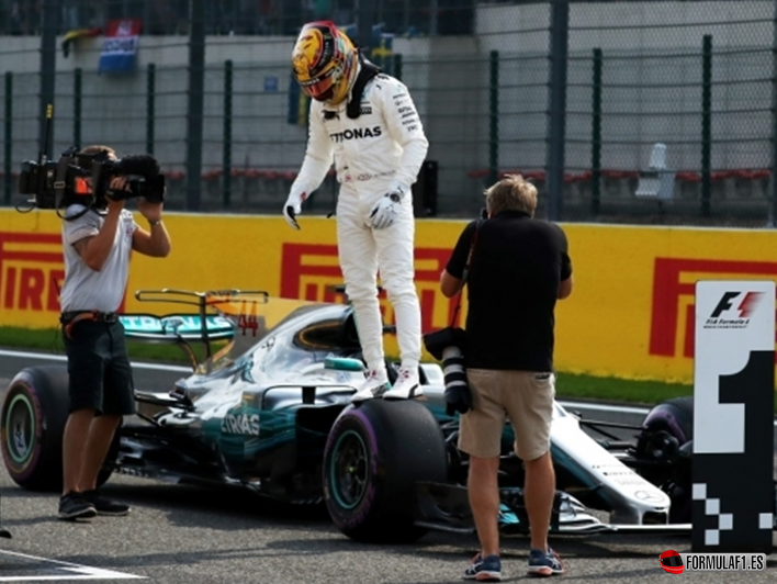 Hamilton consigue la Pole del GP de Bélgica 2017