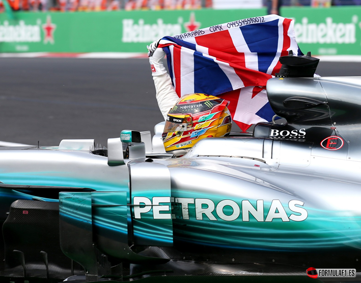 Hamilton consigue su cuarto Mundial de Pilotos. GP de México 2017