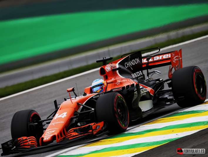 Alonso. Calificación GP Brasil 2017