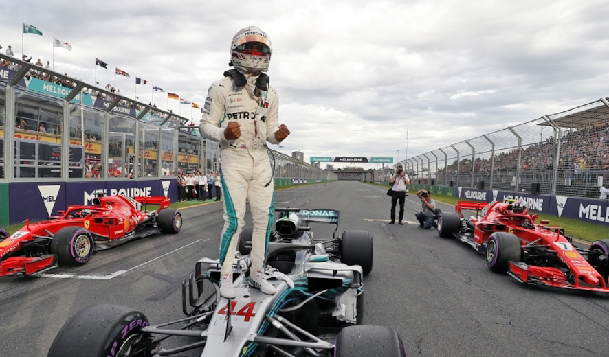 Resultado de imagen para lewis hamilton australia 2018