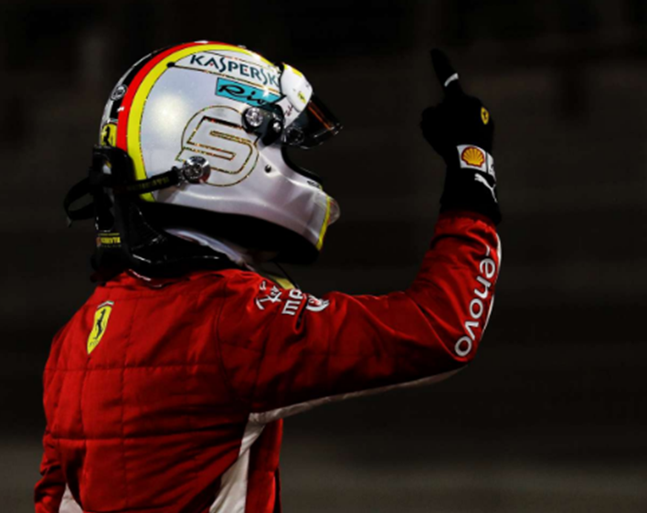 Vettel consigue la Pole. GP Baréin 2018