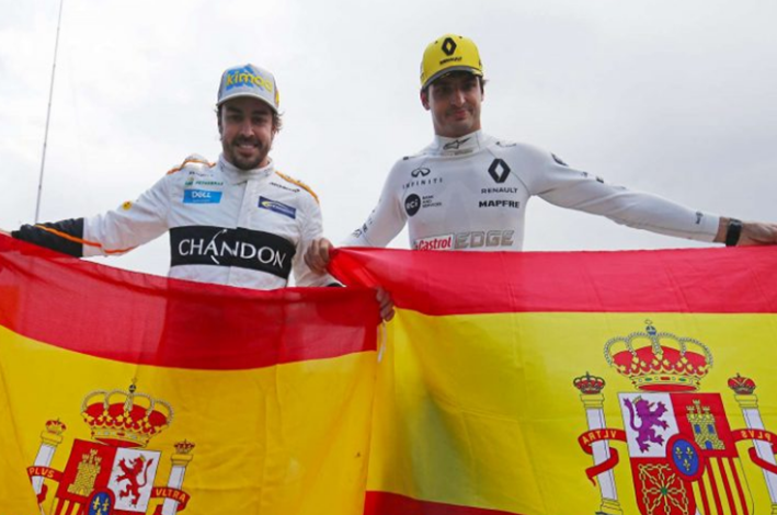 Alonso y Sainz. GP España 2018