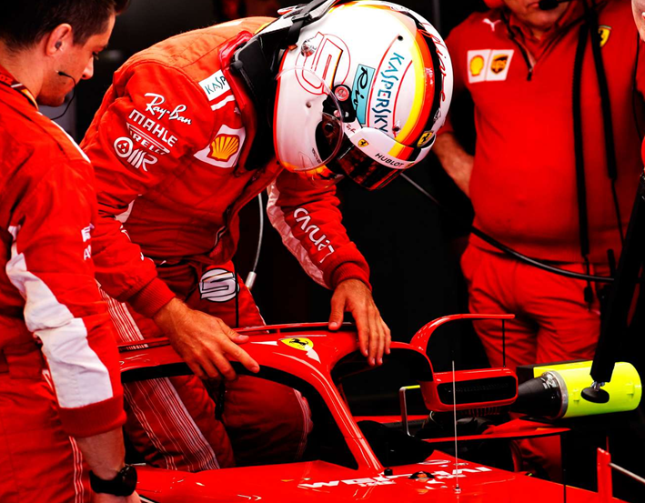 Vettel. GP España 2018