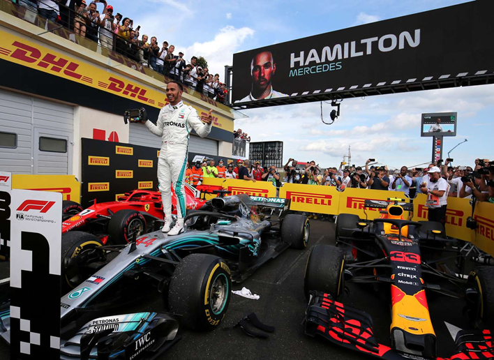 Hamilton logra la victoria. GP Francia 2018