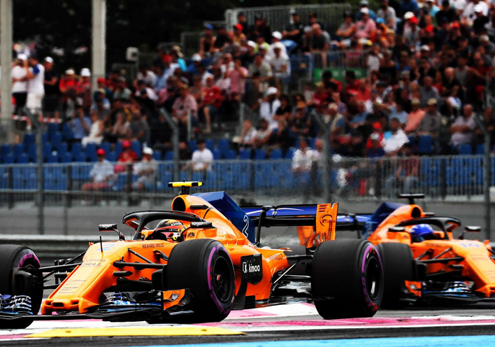 McLaren. Calificación GP Francia 2018