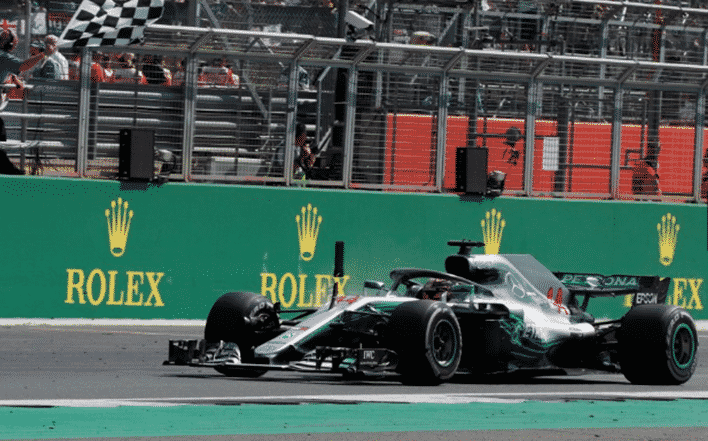 Hamilton. GP Gran Bretaña 2018