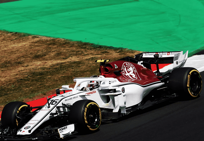 Leclerc. Calificación GP Gran Bretaña 2018