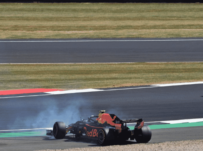 Verstappen. GP Gran Bretaña 2018