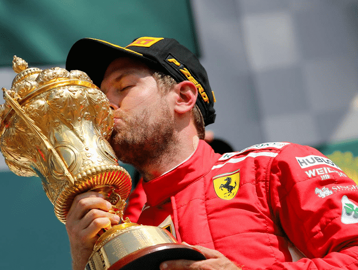 Vettel consigue la victoria. GP de Gran Bretaña 2018