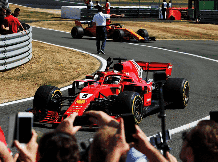 Vettel logra la victoria. GP de Gran Bretaña 2018