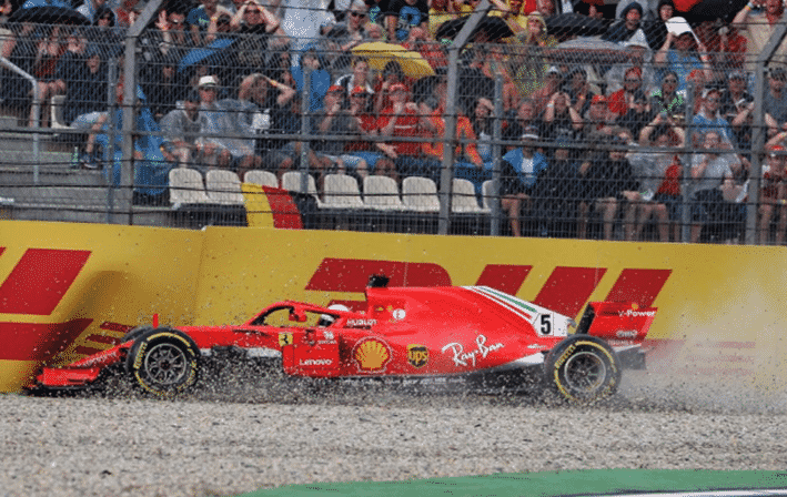 Vettel. GP Alemania 2018