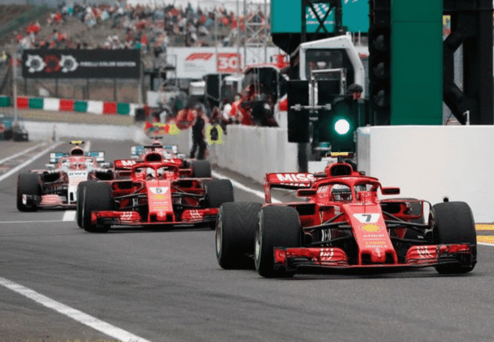 Ferrari. Calificación GP de Japón 2018