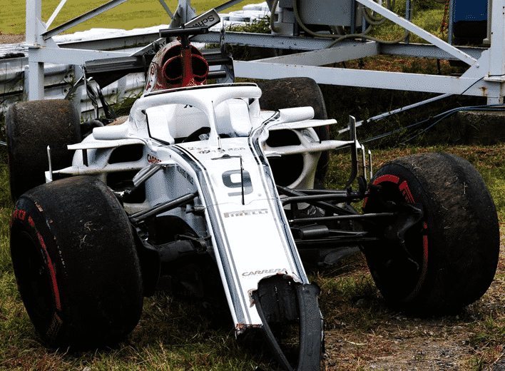 Sauber de Ericsson. Calificación GP de Japón 2018