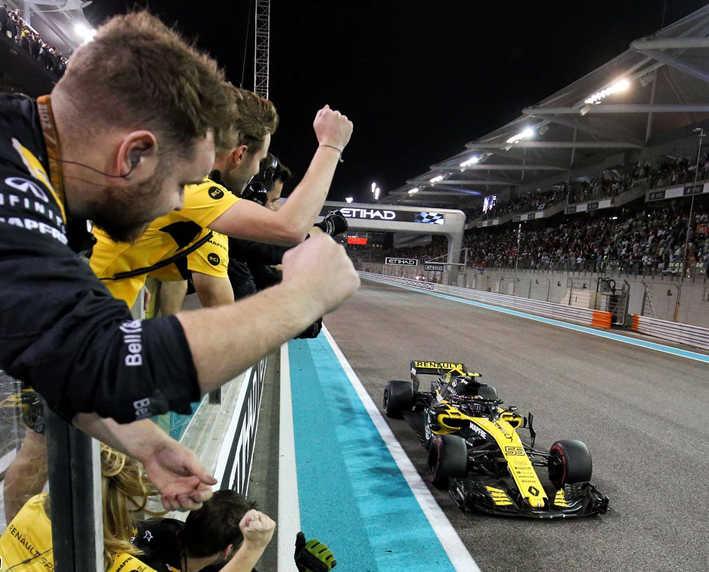 Sainz. GP Abu Dabi 2018