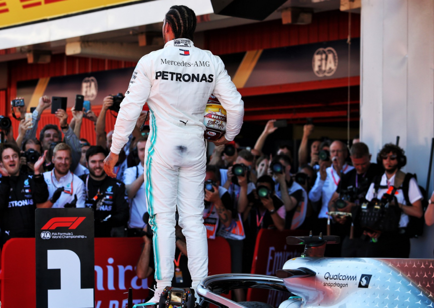 Hamilton logra la victoria. GP España 2019