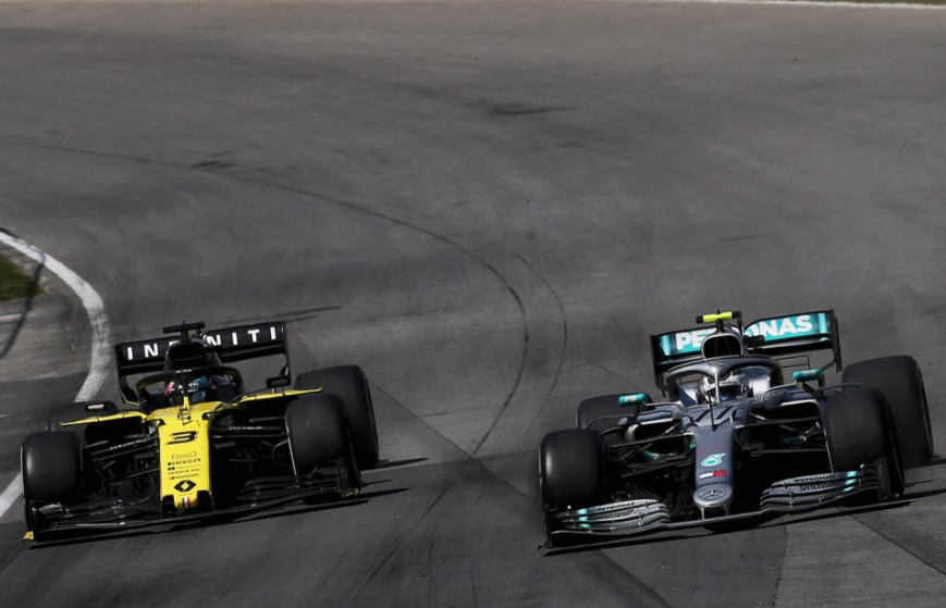 Ricciardo y Bottas. GP Canadá 2019