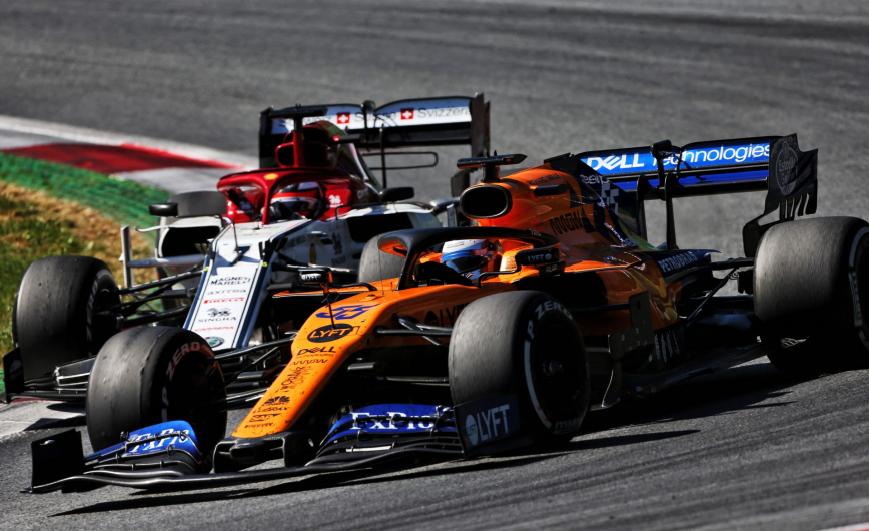 Sainz y Raikkonen. GP Austria 2019