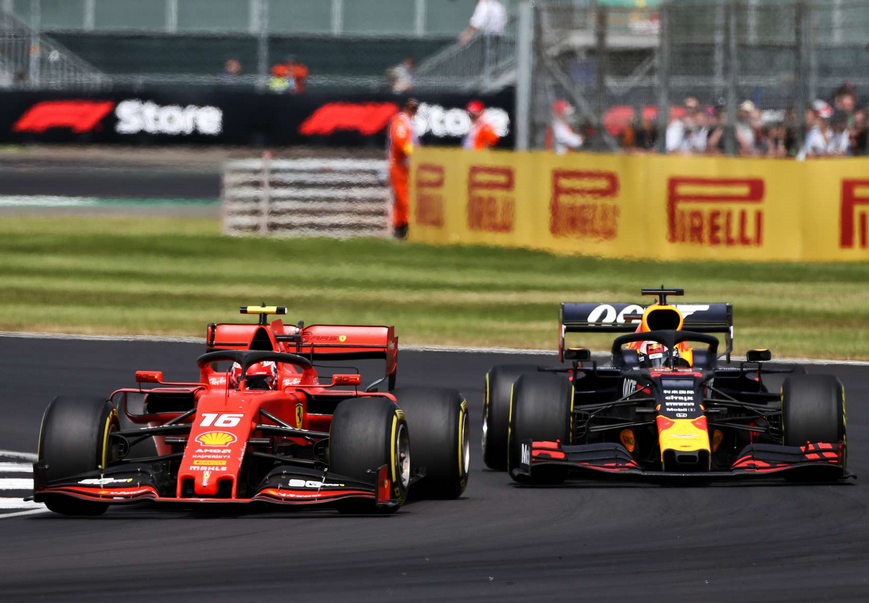 Duelo Leclerc y Verstappen. GP Gran Bretaña 2019