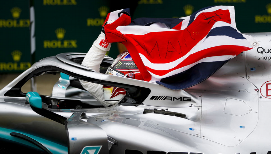 Hamilton logra la victoria. GP Gran Bretaña 2019