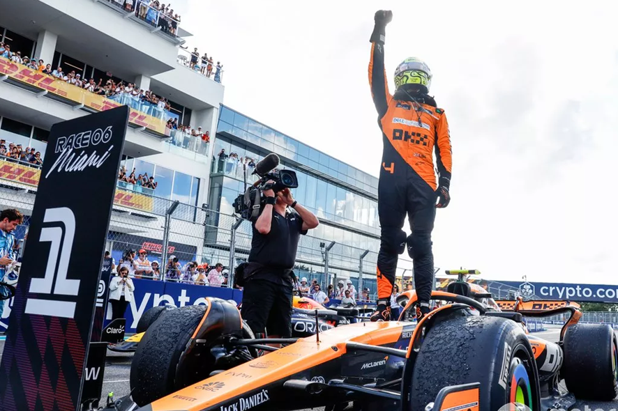 Lando Norris logra su primera victoria. GP Miami 2024