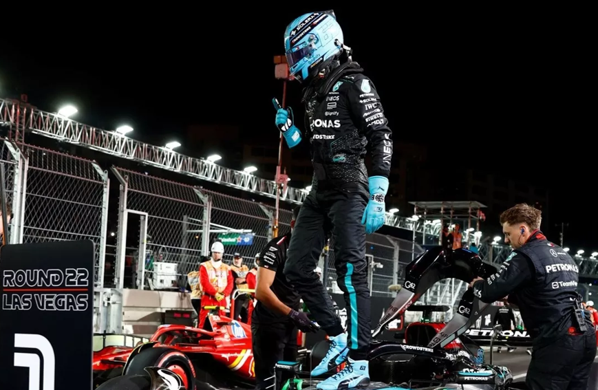 Russell logra la Pole. Calificación GP de Las Vegas 2024
