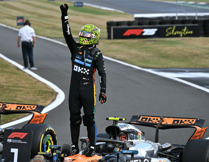 Norris logra la victoria. GP de Gran Bretaña 2025